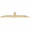 Ekena Millwork Eugene Rough Sawn Timber Gable Bracket, Douglas Fir, 72"W x 18"H x 2"D x 6"F, 6/12 Pitch GBW072X18X0206EUG00RDF - alternate 4